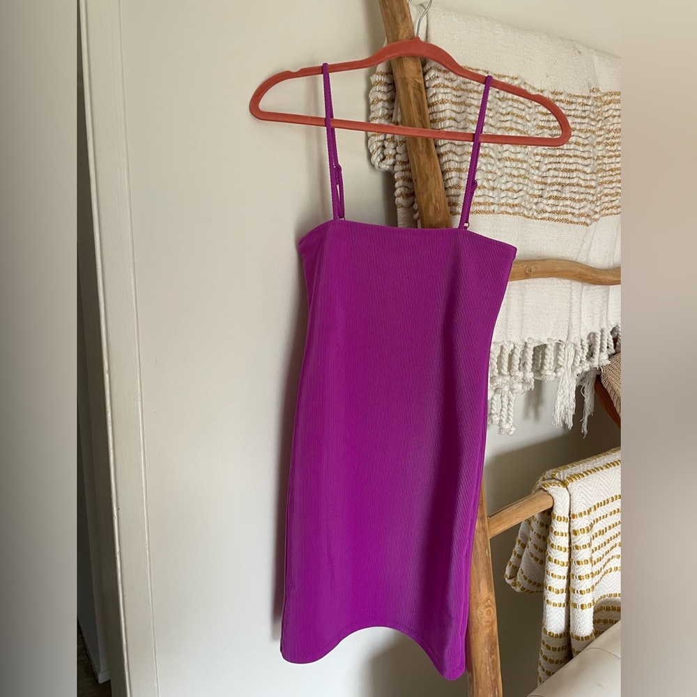 Purple Bodycon Dress